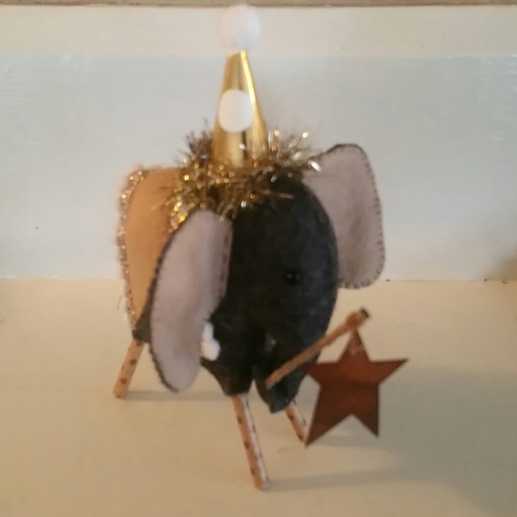 Other - Felt handmade elephant